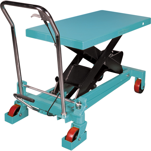 Heavy-Duty Hydraulic Scissor Lift Table, 40" L x 20-1/8" W, Steel, 2200 lbs. Capacity NRZ Safety Inc.