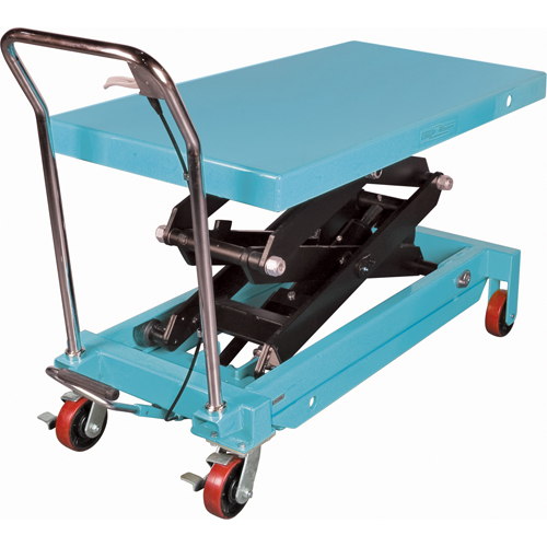 Table &eacute;l&eacute;vatrice robuste &agrave; ciseaux hydraulique, 48" lo x 24" la, Acier, Capacit&eacute; 1545 lb NRZ Safety Inc.