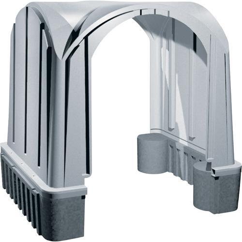 Outdoor Poly Shelters, 2 Walls, 7' L x 6' W x 7' H NRZ Safety Inc.