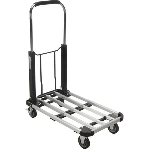 Chariots &agrave; plateforme pliants, Aluminium, 300 lb, 28" lo x 16" la, Hauteur 32" NRZ Safety Inc.