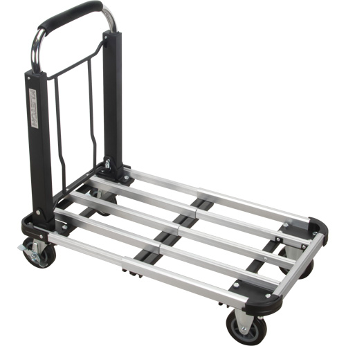 Chariots &agrave; plateforme pliants, Aluminium, 300 lb, 28" lo x 16" la, Hauteur 32" NRZ Safety Inc.