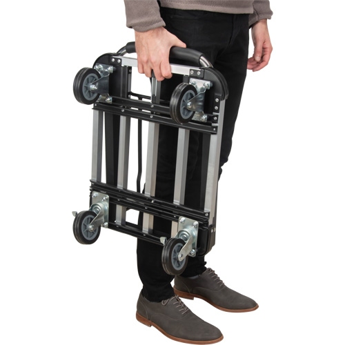 Chariots &agrave; plateforme pliants, Aluminium, 300 lb, 28" lo x 16" la, Hauteur 32" NRZ Safety Inc.