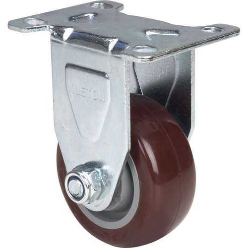 Caster, Rigid, 3" (76 mm), Polyurethane, 230 lbs. (104 kg.) NRZ Safety Inc.