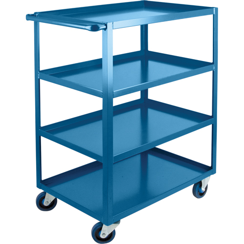 Chariots &agrave; tablettes robustes, 4 Tiers, 24" la x 48" h x 51" p, Capacit&eacute; 1200 lb NRZ Safety Inc.