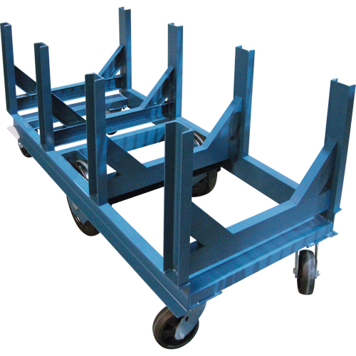 Bar Cradle Truck, 60" L x 28" W x 29" H, 5000 lbs. Capacity, Phenolic Wheels NRZ Safety Inc.