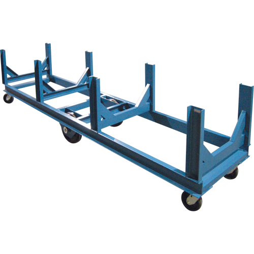 Bar Cradle Truck, 120" L x 28" W x 29" H, 5000 lbs. Capacity, Phenolic Wheels NRZ Safety Inc.