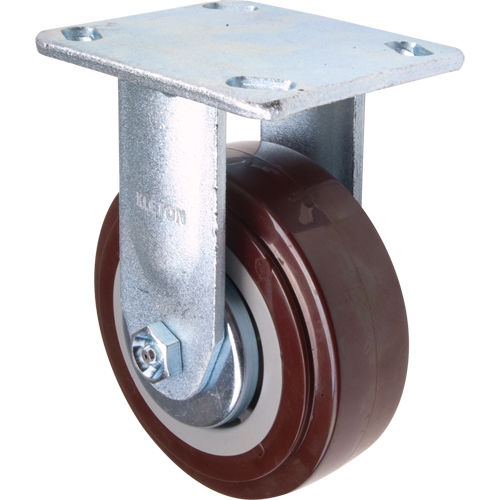 Caster, Rigid, 5" (127 mm), Polyurethane, 650 lbs. (294 kg.) NRZ Safety Inc.