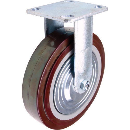 Roulette, Fixe, 8" (203,2 mm), Polyur&eacute;thane, 1000 lb (453,6 kg) NRZ Safety Inc.