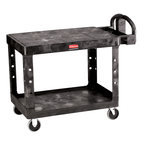 Flat Shelf Heavy Duty Utility Cart - 4525-00, 2 Tiers, 25-7/8" x 33-3/10" x 43-9/10", 500 lbs. Capacity NRZ Safety Inc.