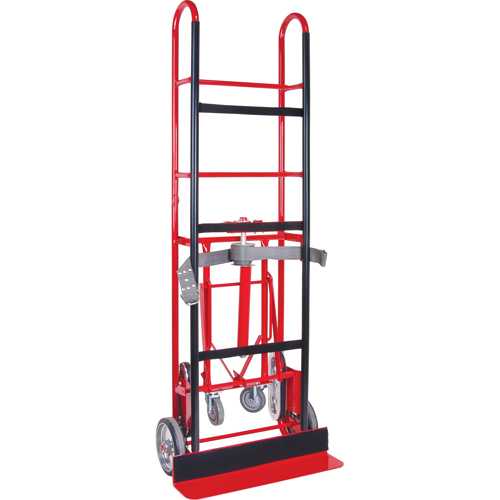 Diable de calibre industriel pour &eacute;lectrom&eacute;nagers, Acier, Capacit&eacute; 850 lb, 24" la x 66" h NRZ Safety Inc.