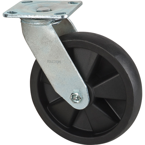 Hi-Temp Caster, Swivel, 8" (203.2 mm), Nylon, 1000 lbs. (453 kg.) NRZ Safety Inc.