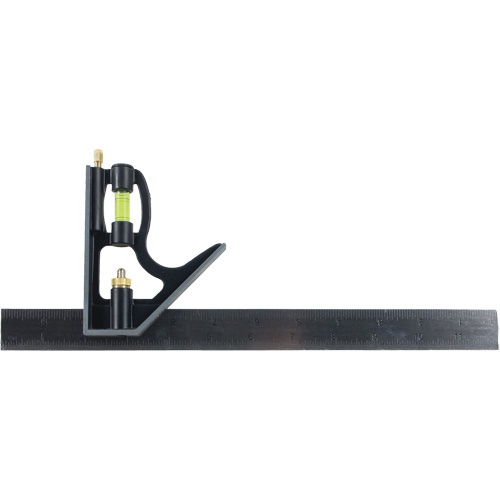Combination Square, 12" L, Stainless Steel, Plain NRZ Safety Inc.