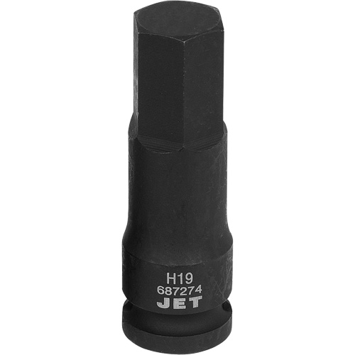 Impact Bit, Hex, 19 mm x 1/2" Drive NRZ Safety Inc.