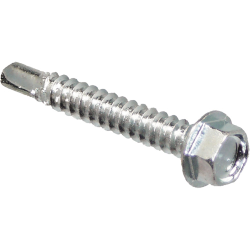 Self Drill Hex Washer, 1" x 10" L, Zinc Plated NRZ Safety Inc.