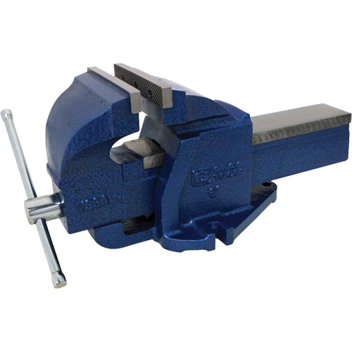 Cast Ductile Iron Bench Vise, 6" Jaw Width, 3-3/4" Throat Depth NRZ Safety Inc.