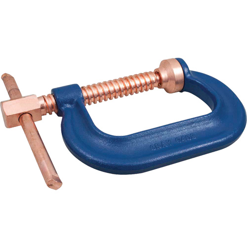 Serre-joint forg&eacute; robuste, Capacit&eacute; de 10" (254 mm), Profondeur de gorge de 5" (127 mm) NRZ Safety Inc.