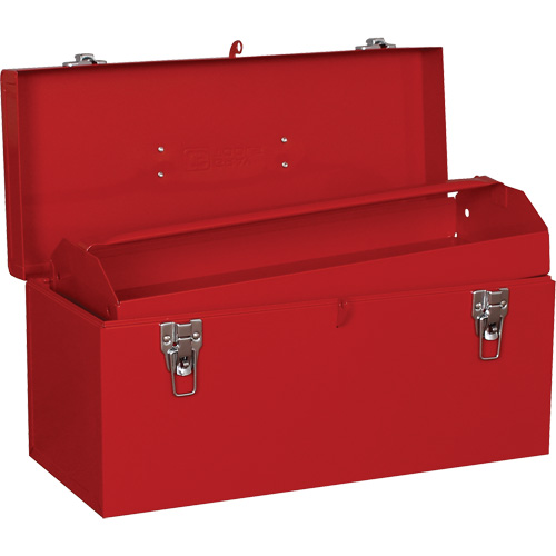 Heavy-Duty Tool Box, 8-1/2" D x 20" W x 9-1/2" H, Red NRZ Safety Inc.