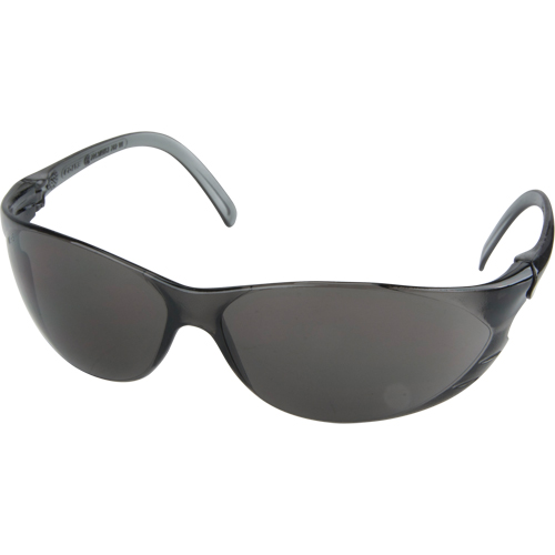 Twister Series Safety Glasses, Grey/Smoke Lens, Anti-Scratch, ANSI Z87+/Meets/Exceeds CSA Z94.3 NRZ Safety Inc.