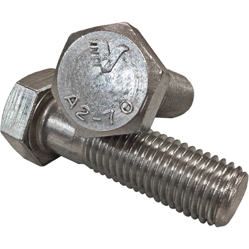 Hex Cap Screw, 3/4" Dia., 3-1/2" L, Stainless Steel, Coarse NRZ Safety Inc.