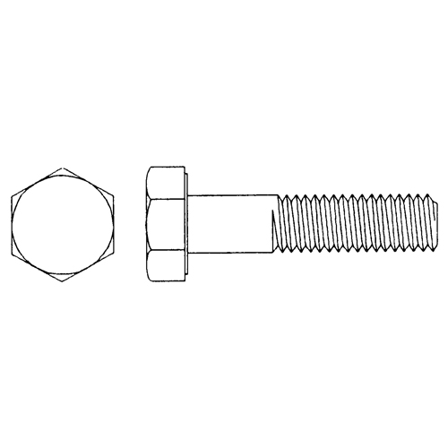 Hex Cap Screw, 1/2"-13 Dia., 2" L, Stainless Steel, Coarse, Grade 18-8 Stainless Steel NRZ Safety Inc.