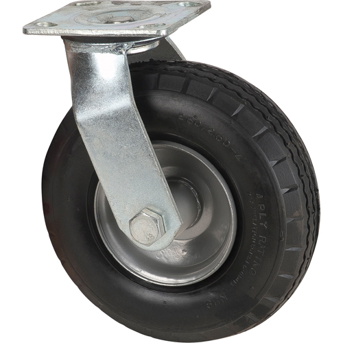 Roulettes pneumatiques, Pivotant, 8" (203,2 mm), Pneumatique, 350 lb (158,8 kg) NRZ Safety Inc.