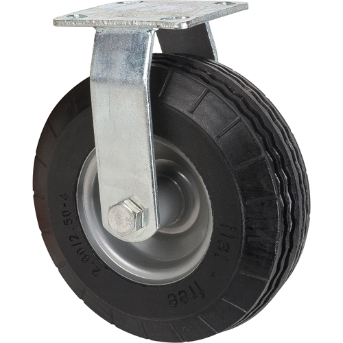 Roulettes anticrevaisons, Fixe, 8" (203,2 mm), Anticrevaison, 275 lb (125 kg) NRZ Safety Inc.