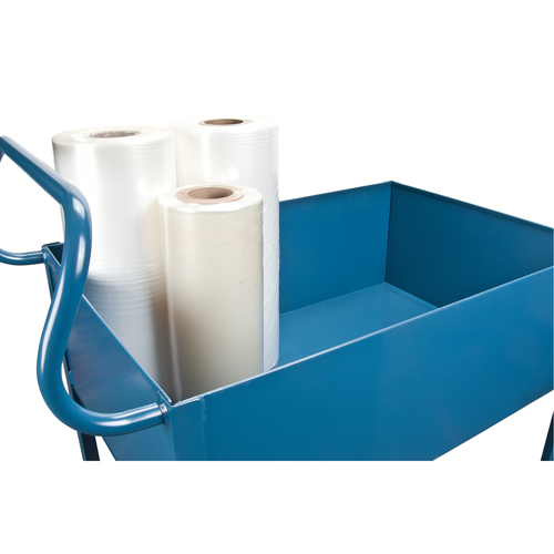 Deep Lipped Service Cart, 2 Tiers, 24" W x 47" H x 36" D, 1200 lbs. Capacity NRZ Safety Inc.