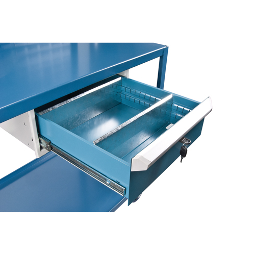 Chariots de service mobiles, 2 Tiers, 24" la x 57" h x 40" p, Capacit&eacute; 1200 lb NRZ Safety Inc.