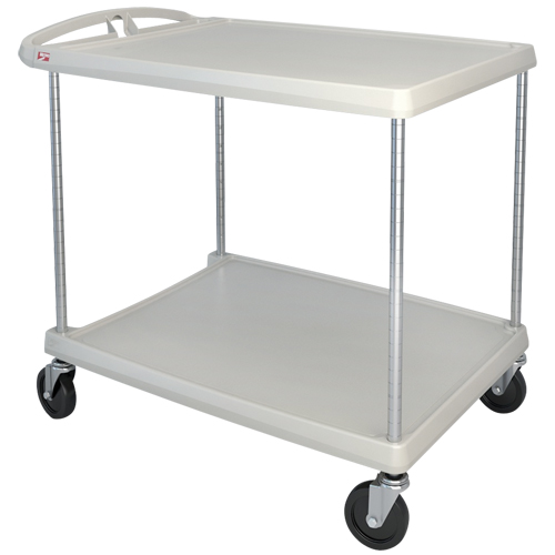 myCart Utility Cart, 2 Tiers, 26" x 36-7/8" x 36", 400 lbs. Capacity NRZ Safety Inc.