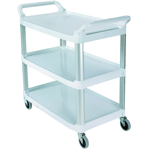 Open-Sided Shelf Cart, 3 Tiers, 40" x 37" x 20", 300 lbs. Capacity NRZ Safety Inc.