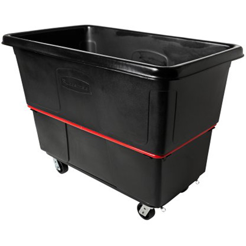 Chariot utilitaire &agrave; usage intensif, Plastique recycl&eacute; noir, 59"/34-5/8" lo x 34"/59-1/64" la x 42-1/16"/42-7/8" h, Volume 27 pi³, Capacit&eacute; 1200 lb NRZ Safety Inc.