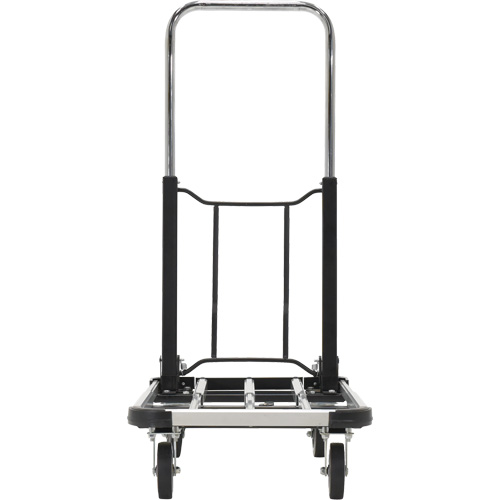 Fold-Up Platform Truck, Stainless Steel, 300 lbs., 28" L x 16" W, 33-1/2" High NRZ Safety Inc.