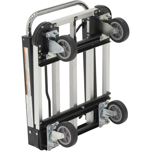 Fold-Up Platform Truck, Stainless Steel, 300 lbs., 28" L x 16" W, 33-1/2" High NRZ Safety Inc.