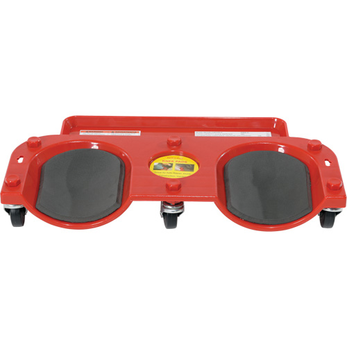 Socle roulant pour les genoux, Plastique, Rouge, Capacit&eacute; 350 lb NRZ Safety Inc.