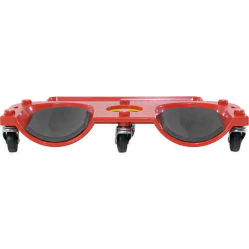 Socle roulant pour les genoux, Plastique, Rouge, Capacit&eacute; 350 lb NRZ Safety Inc.