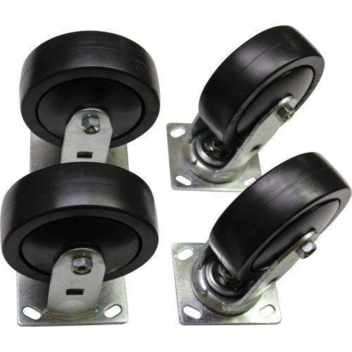Self Dumping Hopper - Caster Set NRZ Safety Inc.