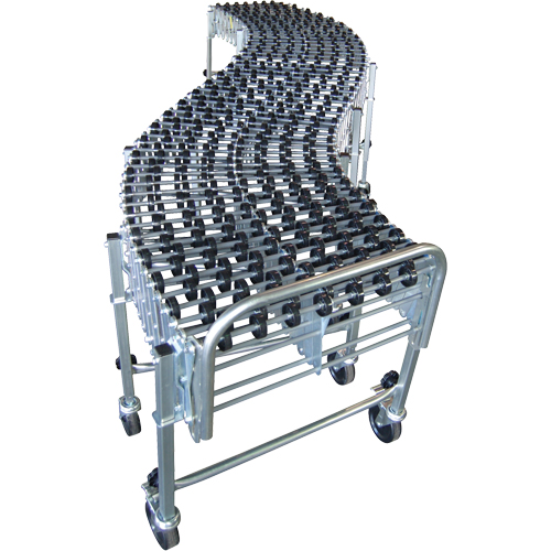 Expandable/Flexible Conveyors, 30" W x 23' 2" L, 226 lbs. per lin. ft. Capacity NRZ Safety Inc.