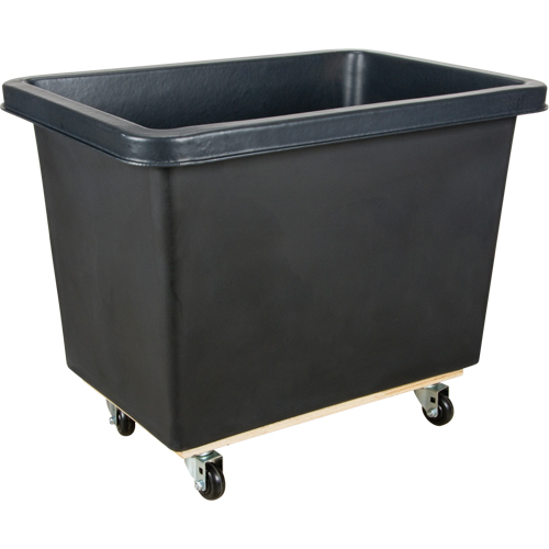 Tapered Wall Box Truck, Polyethylene, 37" L x 26" W x 30" H, 9 cu. ft. Volume, 500 lbs. Capacity NRZ Safety Inc.