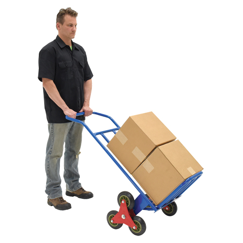 Stair Climbing Hand Truck, Steel Frame, 24" W x 45-3/4" H, 300 lbs. Capacity NRZ Safety Inc.