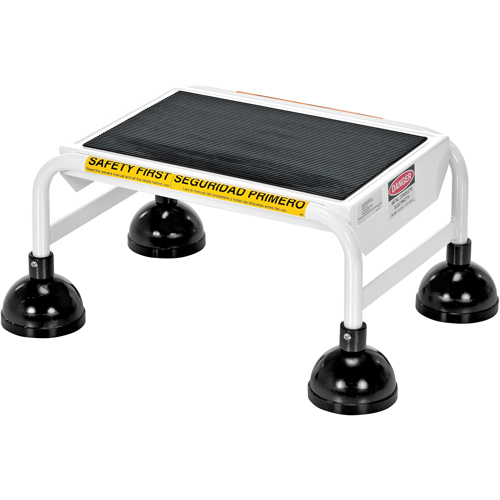 &eacute;chelles Stop-Step, 1 marches, Largeur de la marche 16", Hauteur de la plateforme 9-9/16", Acier NRZ Safety Inc.