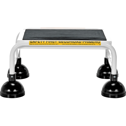 &eacute;chelles Stop-Step, 1 marches, Largeur de la marche 16", Hauteur de la plateforme 9-9/16", Acier NRZ Safety Inc.