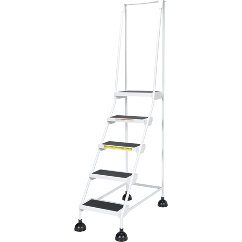 &eacute;chelles Stop-Step pour travaux l&eacute;gers, 5 marches, Largeur de la marche 16", Hauteur de la plateforme 47-11/16", Acier NRZ Safety Inc.