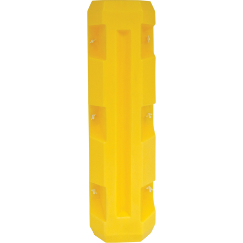 Protecteur de colonne &eacute;troite, Ouverture int&eacute;rieure 4" x 4", 12" lo x 12" la x 42" h, Jaune NRZ Safety Inc.