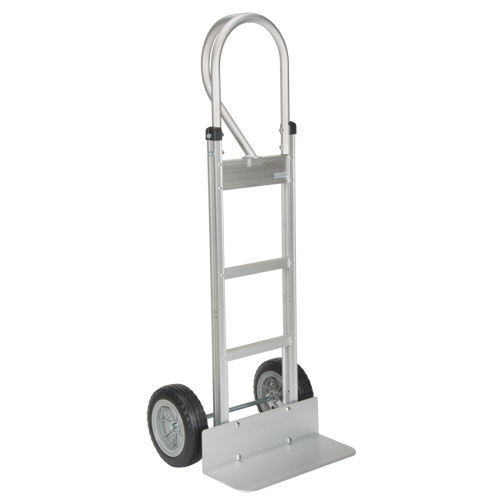 Knocked Down Hand Truck, P-Handle Handle, Aluminum, 52-1/8" Height, 500 lbs. Capacity NRZ Safety Inc.