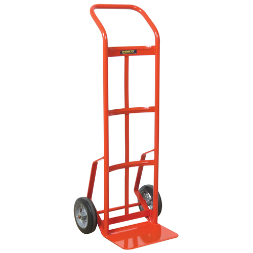 Hand Truck with Reinforced Noseplate - 156RN-HB, Continuous Handle, Steel, 51" Height, 800 lbs. Capacity NRZ Safety Inc.