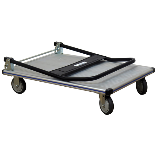 Folding Handle Platform Truck, Aluminum, 550 lbs., 35-1/2" L x 24" W, 35-1/2" High NRZ Safety Inc.