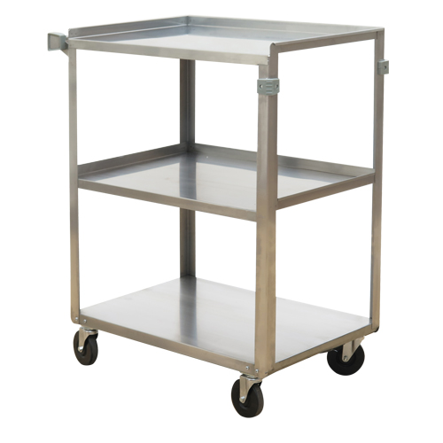 Chariots &agrave; tablette, 3 Tiers, 15-1/2" la x 32-1/8" h x 24" p, Capacit&eacute; 300 lb NRZ Safety Inc.