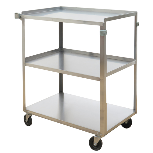 Chariots &agrave; tablette, 3 Tiers, 17-5/8" la x 33" h x 27-1/8" p, Capacit&eacute; 300 lb NRZ Safety Inc.