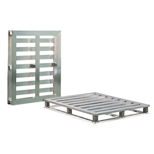 Palette &agrave; cadre tubulaire en aluminium 4 c&ocirc;t&eacute;s NRZ Safety Inc.