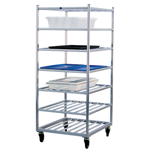 Shelf Cart, 7 Tiers, 28-1/2" W x 69" H x 32" D, 525 lbs. Capacity NRZ Safety Inc.